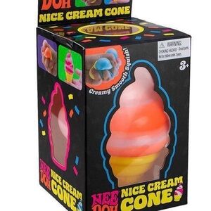 BRAND NEW SEALED!! Nee Doh Nice Ice Cream Cone Squishy Toy!!! 5 LEFT